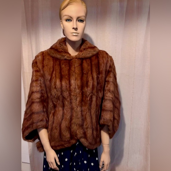 Jackets & Blazers - Vintage Sable Fur Cape